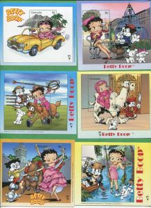 BETTY BOOP Traveling Around The World - S/S Lot of 12 #3067 -78 MNH Grenada E50 