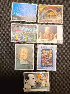 Ireland 1976-80 Issues, Pope, Energy, Xmas, used,SCV$2.10