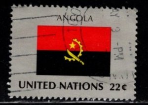 United Nations - #487 Flag - Angola - Used