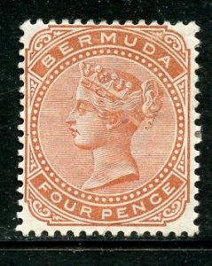Bermuda # 24, Mint Hinge remain. CV $ 37.50