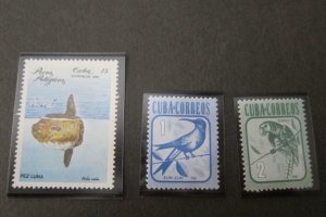 Cuba 1981 Sc 2288,2457-8 Bird MNH