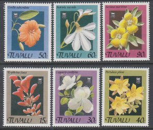 Tuvalu 549-554 Flowers MNH VF