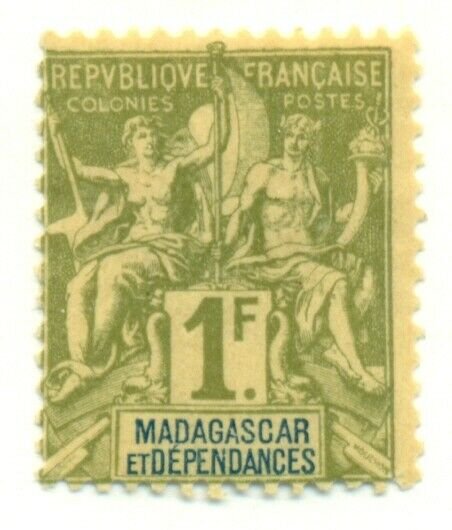 MALAGASY REPUBLIC #46a, Mint Hinged, Scott $30.00