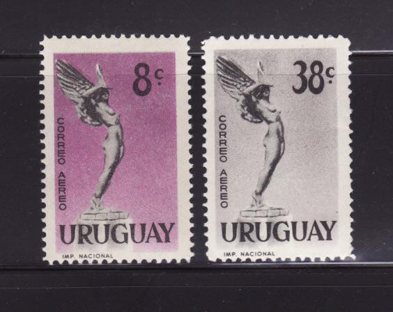 Uruguay C183-C184 MNH From Fallen Aviators Monument (B)