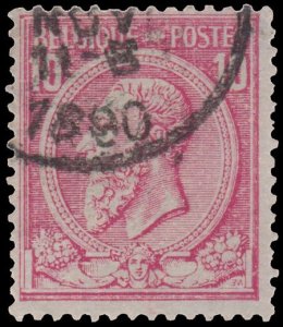 BELGIUM STAMP 1884 - 1885. SCOTT # 52. USED. ITEM 5