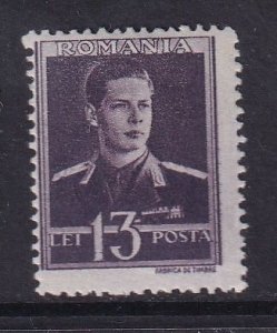 Romania   MH 1940-1945 King Michael 13 l