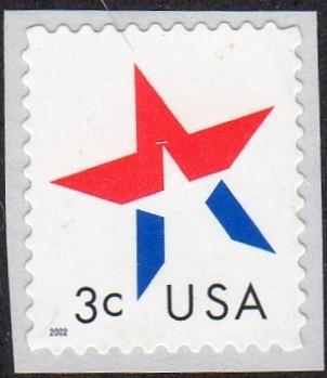 United States 3613 - Mint-NH - 3c Star (2002)