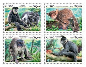 Z08 ANG18123a ANGOLA 2018 Primates MNH ** Postfrisch