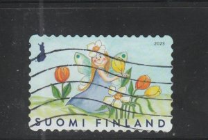 Finland  Scott#  1695  Used  (2023 Fairies and Flowers)