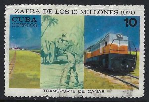 Cuba 1540 VFU LOCOMOTIVE Z918-2
