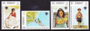 Kiribati 1979 YEAR OF THE CHILD UNICEF set Perforated Mint (NH)