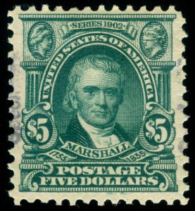 MOMEN: US STAMPS #313S-E SPECIMEN MINT OG H VF LOT #70674