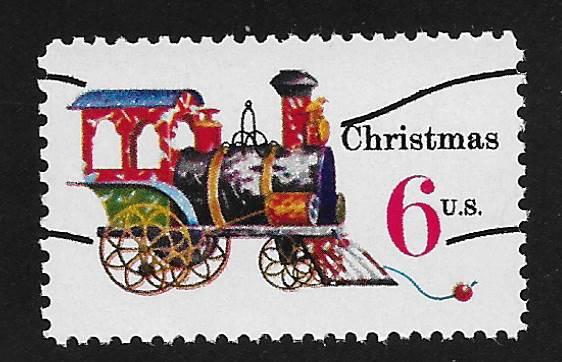 SC# 1415a - (6c) - Christmas Toys, Locomotive, precanceled - MNH Single