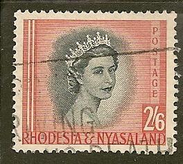 Rhodesia & Nyassaland  Scott   152   Queen    Used