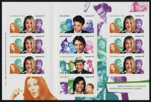 Canada 2775a Booklet MNH Catherine O'Hara, Comedian