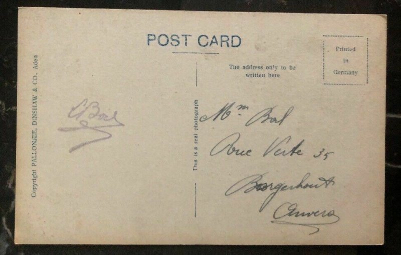 Mint India Real Picture Postcard Cover RPPC Up The Tanks Aden