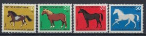 Germany-Berlin 9NB61-64 MNH 1969 Horses