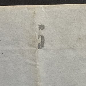 Dover, NH 1847 Stampless Folded Letter SFL to Wingate Hayes Providence, RI