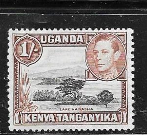 Kenya,Uganda,Tanganyika #80  1sh   (MLH)  CV $18.00