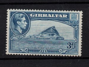 Gibraltar KGVI 1938 3d Perf 13.5 SG125 mint LHM WS37197