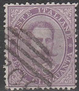 Italy #50 F-VF Used  CV $27.50 (B12495)