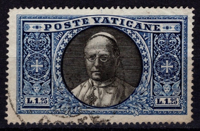 Vatican City 1933 Pope Pius XI, 1l.25 [Used]