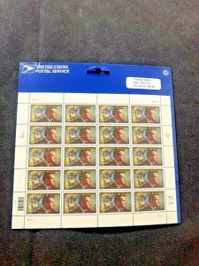 SCOTT 3444 2000 33c THOMAS WOLFE SHEET STAMPS MNH, original package