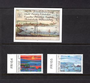 Faroe #166-168,  Post Office Fresh, VF,  Mint (NH),   CV $6.50 ....1960070