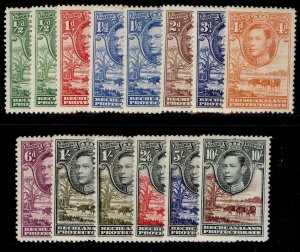 BECHUANALAND PROTECTORATE GVI SG118-128, set + EXTRA SHADES, M MINT. Cat £170.