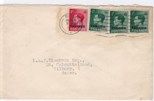 british tangier 1951  stamps cover ref r14632