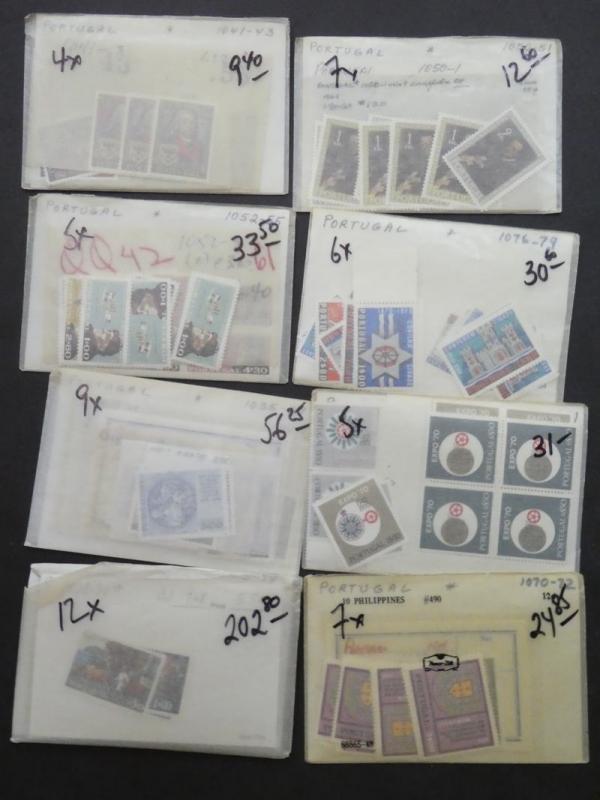 EDW1949SELL : PORTUGAL 1958-1980 Clean VFMNH grouping of all Cplt sets Cat $3392