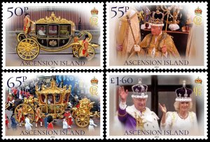 ASCENSION ISLAND 2023 CORONATION KING CHARLES III ROYAL