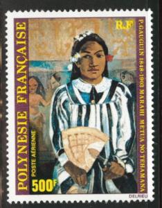 French Polynesia Scott C178 MNH** 1980 Gauguin Art stamp