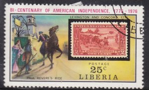 Liberia 707 American Revolution Bicentennial 1975