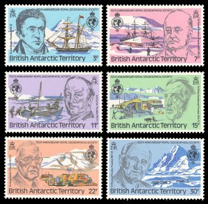 British Antarctic Territory 1980 Scott #76-81 Mint Never Hinged