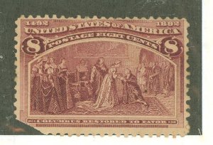 United States #236 Unused Single