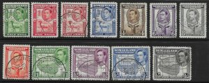 SOMALILAND SG93/104 1938 DEFINITIVE SET USED