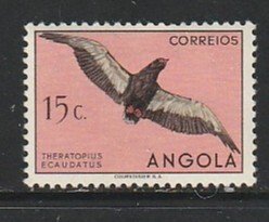 1951 Angola - Sc 335 - MH VF - 1 single - Bataleur eagle