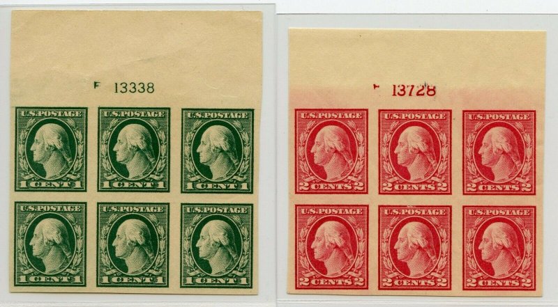 US SCOTT #481-482 Plate Blocks, Mint-XF-OG-NH (DFP 2/13/20)