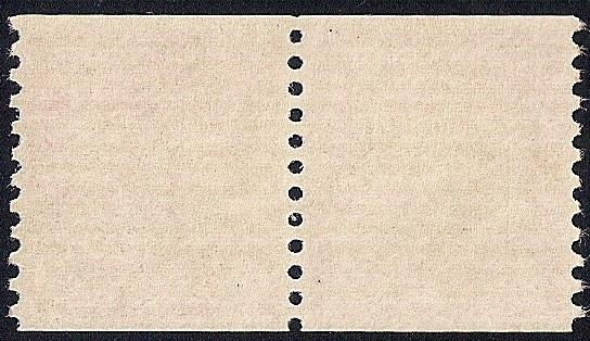 841 2 cent John Adams Coil Pair Stamp Mint OG NH VF 78