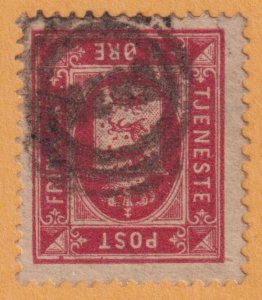 DENMARK O8 OFFICIAL WITH MERN. ESROM STAR CANCEL - DEN-O8