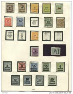 Germany Collection 1921-3 Used/Unused HICV Mostly Numerical