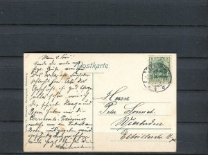GERMANY; 1911 early Illustrated SEEPOST CARD fine used item,