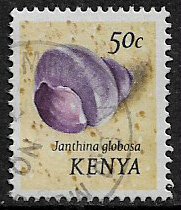 Kenya #42 Used Stamp - Seashell