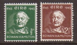 Ireland  #126-127  MH   1943  Sir Hamilton
