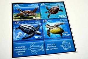 COLOR PRINTED ISRAEL [+TABS] 2011-2020 STAMP ALBUM PAGES (81 illustrated pages)