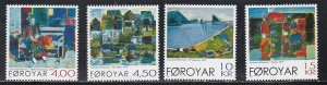 Faroe Islands # 397-400, Paintings by Heinsen, Mint NH, 1/2 Cat.