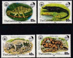 Gambia 1981 SC 432-435 NH Set 