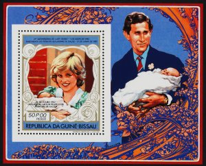 Guinea-Bissau 456 MNH Princess Diana, Royal Baby o/p