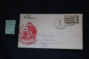 US 1141 on cover USS Staten I. (Op Deep Freeze) to E. Cleveland OH (#2877)